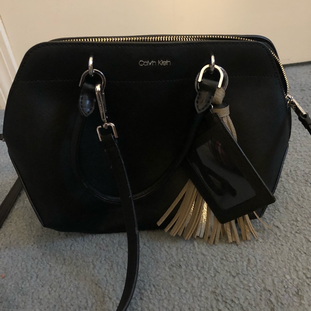 Calvin Klein black shoulder bag